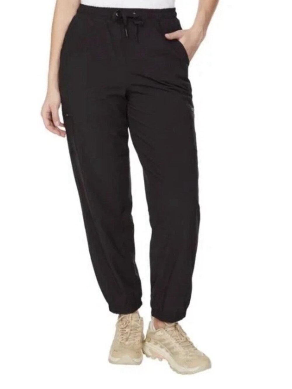 Merrell Women's Plus Size XXL Black Fleece Lined Joggers Sweatpants NWT